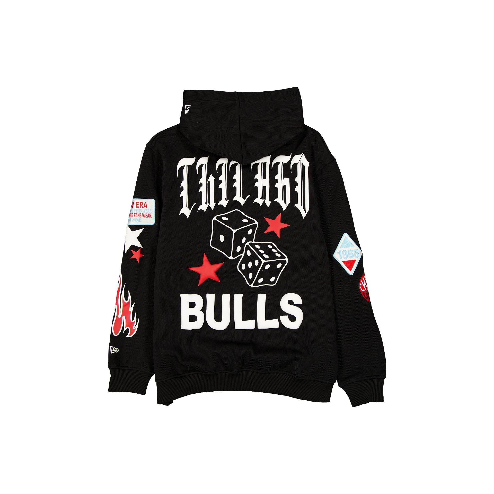 Chicago Bulls Uptown Threads Black Hoodie