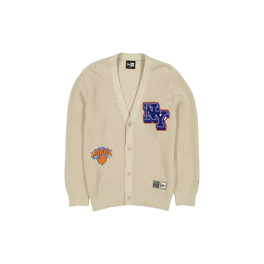 New York Knicks Throwback Prep Stone Cardigan - New Era Cap