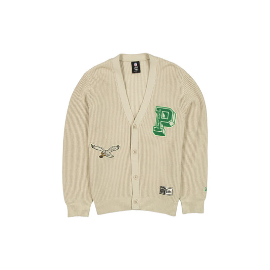 Philadelphia Eagles Throwback Prep Stone Cardigan - New Era Cap
