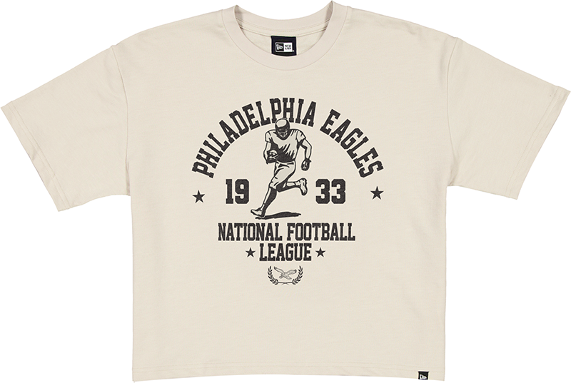 Philadelphia Eagles Throwback Prep Stone Women's Cropped T-Shirt