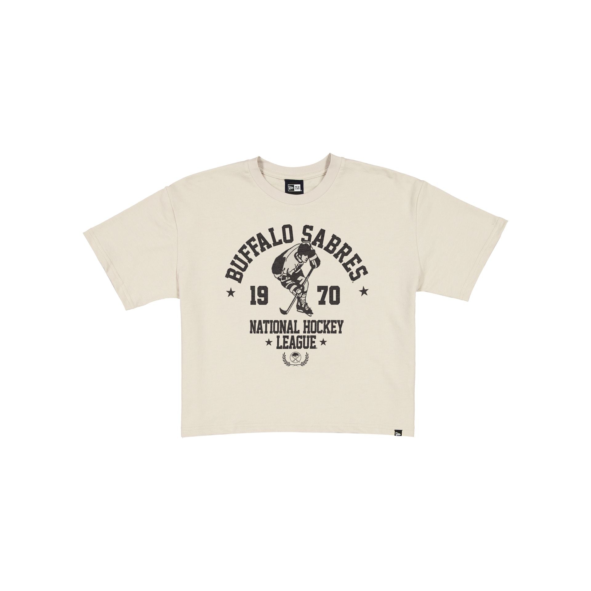Buffalo Sabres Throwback Prep Stone Women's Cropped T-Shirt