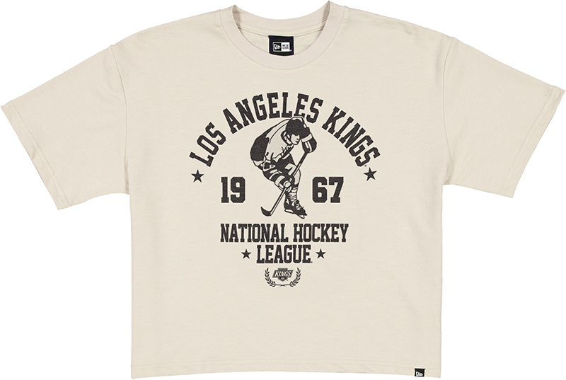 Los Angeles Kings Throwback Prep Stone Women's Cropped T-Shirt