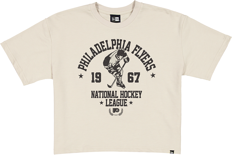 Philadelphia Flyers Throwback Prep Stone Women's Cropped T-Shirt