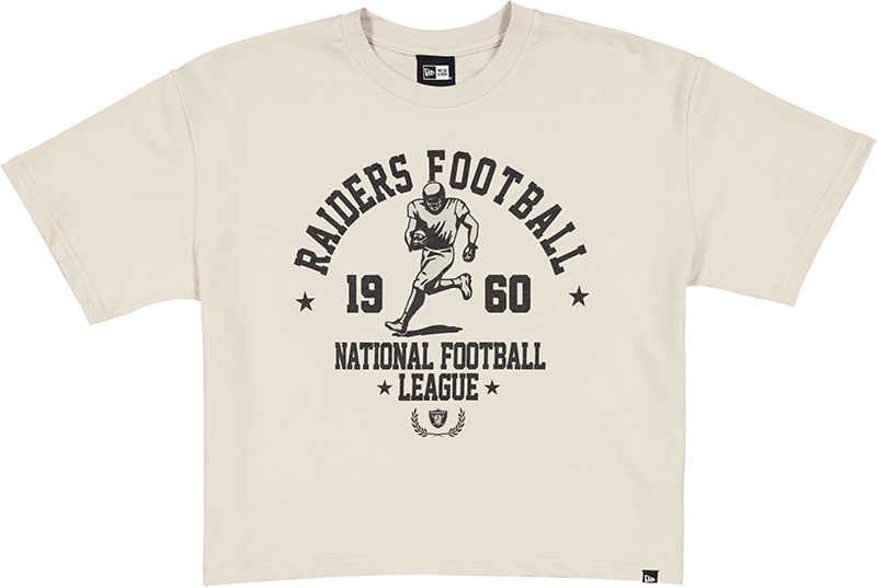 Las Vegas Raiders Throwback Prep Stone Women's Cropped T-Shirt