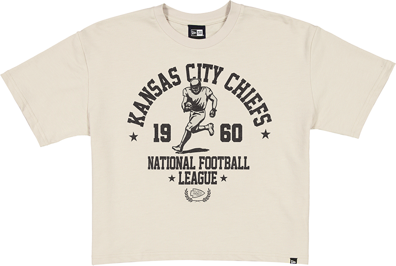 Kansas City Chiefs Throwback Prep Stone Women's Cropped T-Shirt
