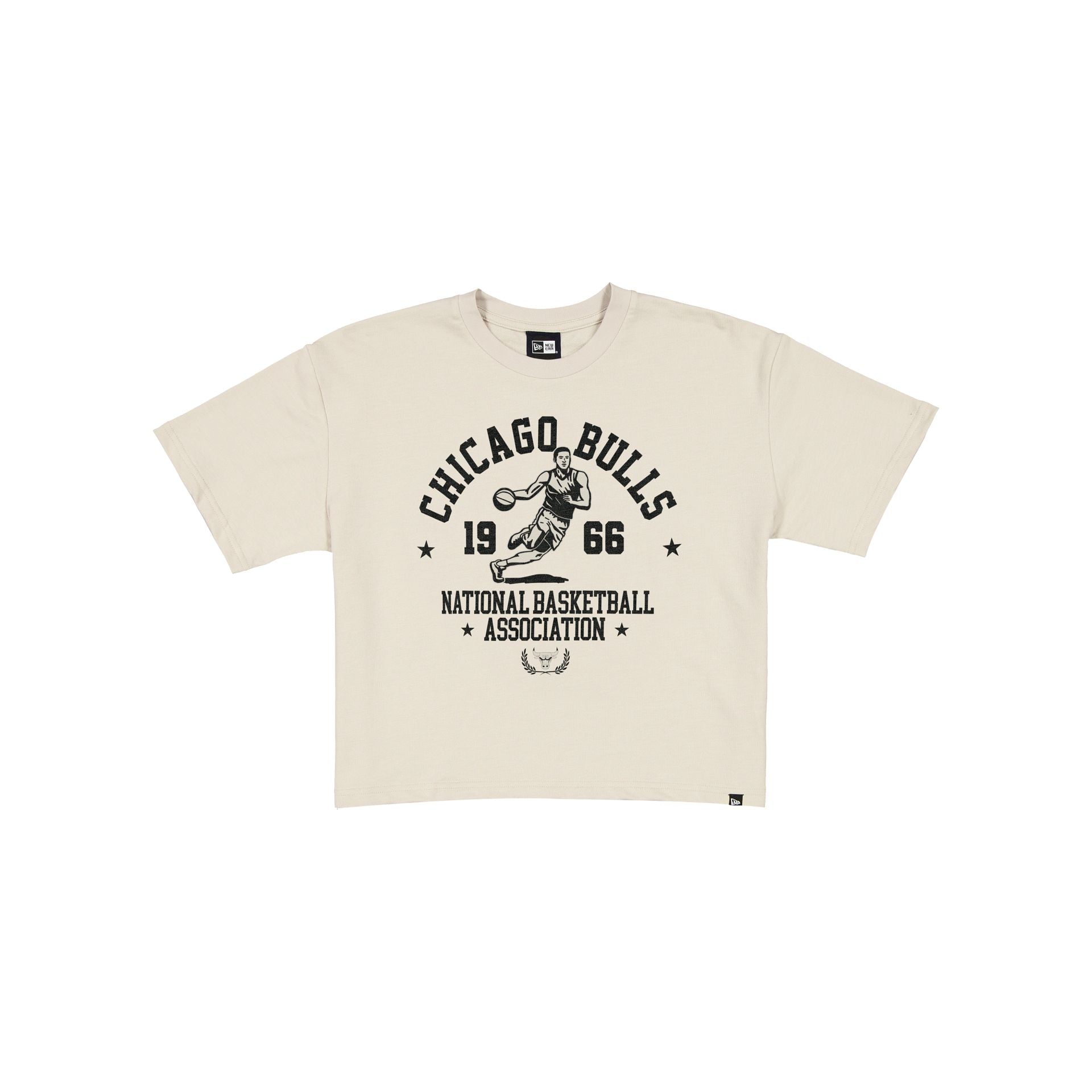 Chicago Bulls Throwback Prep Stone Women's Cropped T-Shirt