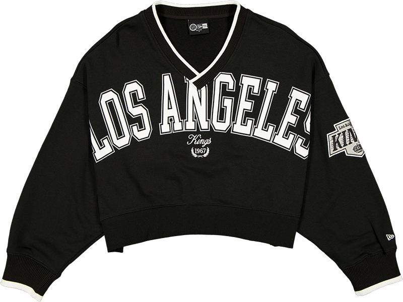 Los Angeles Kings Throwback Prep Women's Cropped Crewneck