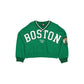 Boston Celtics Throwback Prep Women's Cropped Crewneck
