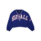 Buffalo Bills Throwback Prep Women's Cropped Crewneck