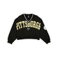 Pittsburgh Steelers Throwback Prep Women's Cropped Crewneck