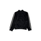 New York Yankees Throwback Prep Black Women's Track Jacket