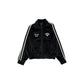 New York Knicks Throwback Prep Black Women's Track Jacket