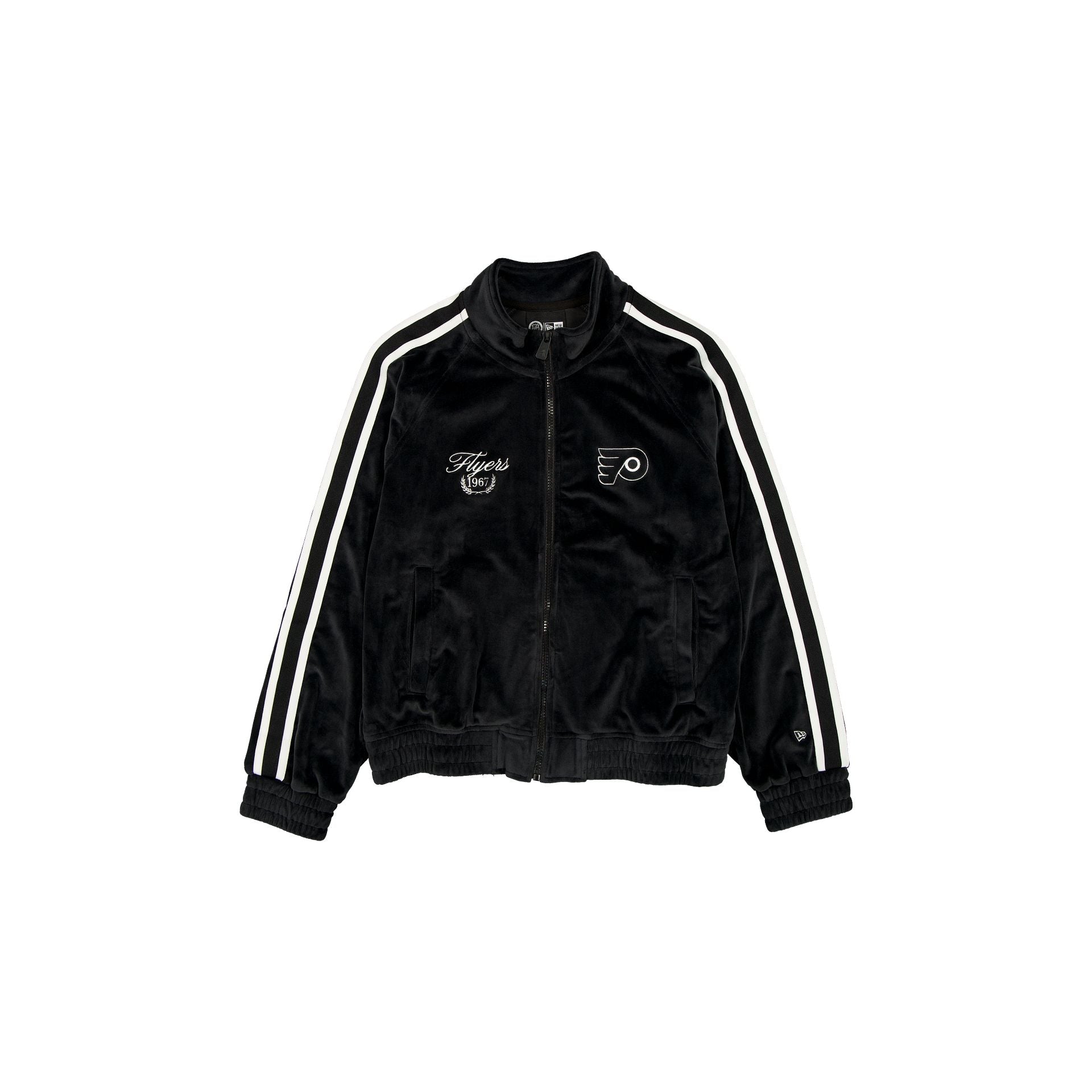 Philadelphia Flyers Throwback Prep Black Women's Track Jacket