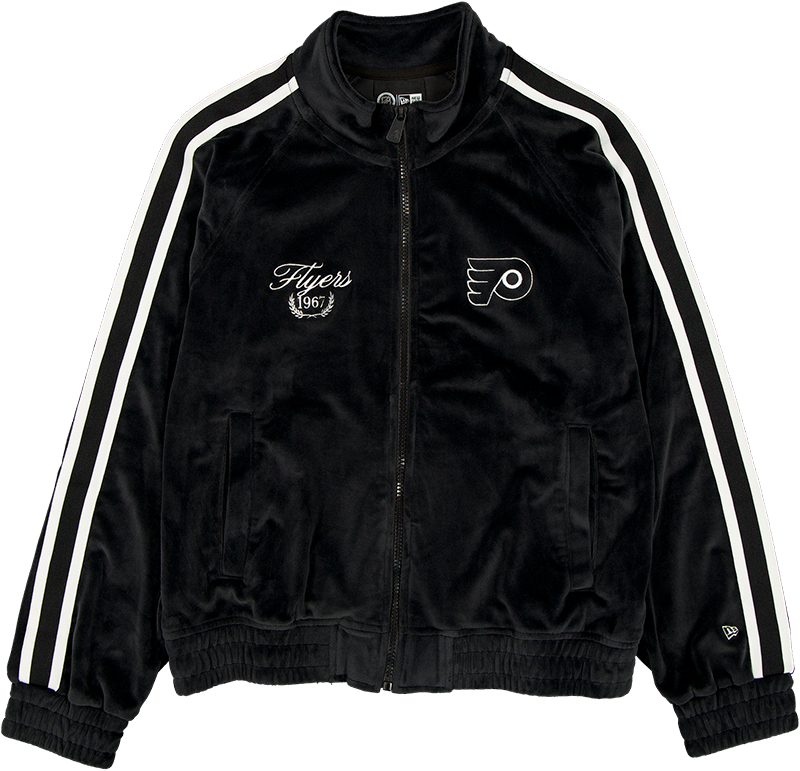 Philadelphia Flyers Throwback Prep Black Women's Track Jacket