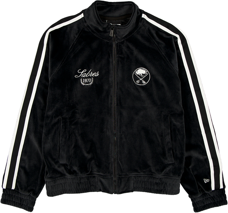 Buffalo Sabres Throwback Prep Black Women's Track Jacket