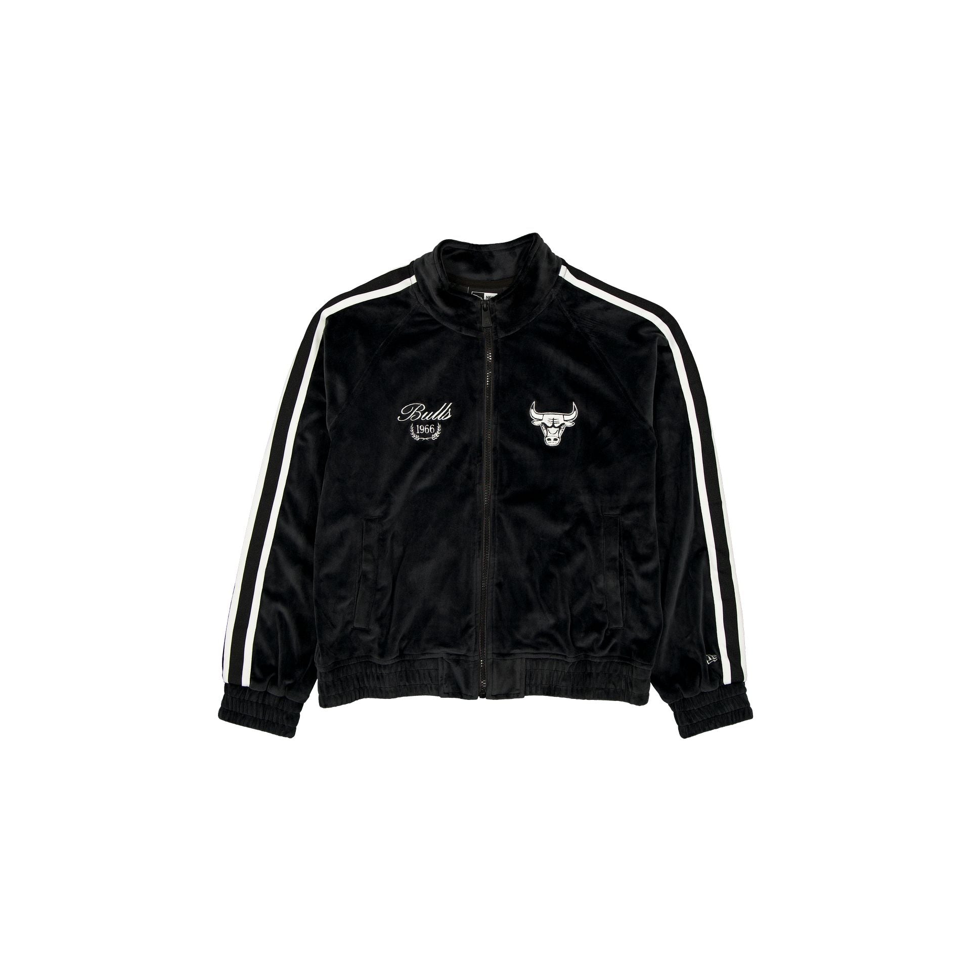 Chicago Bulls Throwback Prep Black Women's Track Jacket