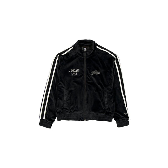 Buffalo Bills Throwback Prep Black Women's Track Jacket - New Era Cap