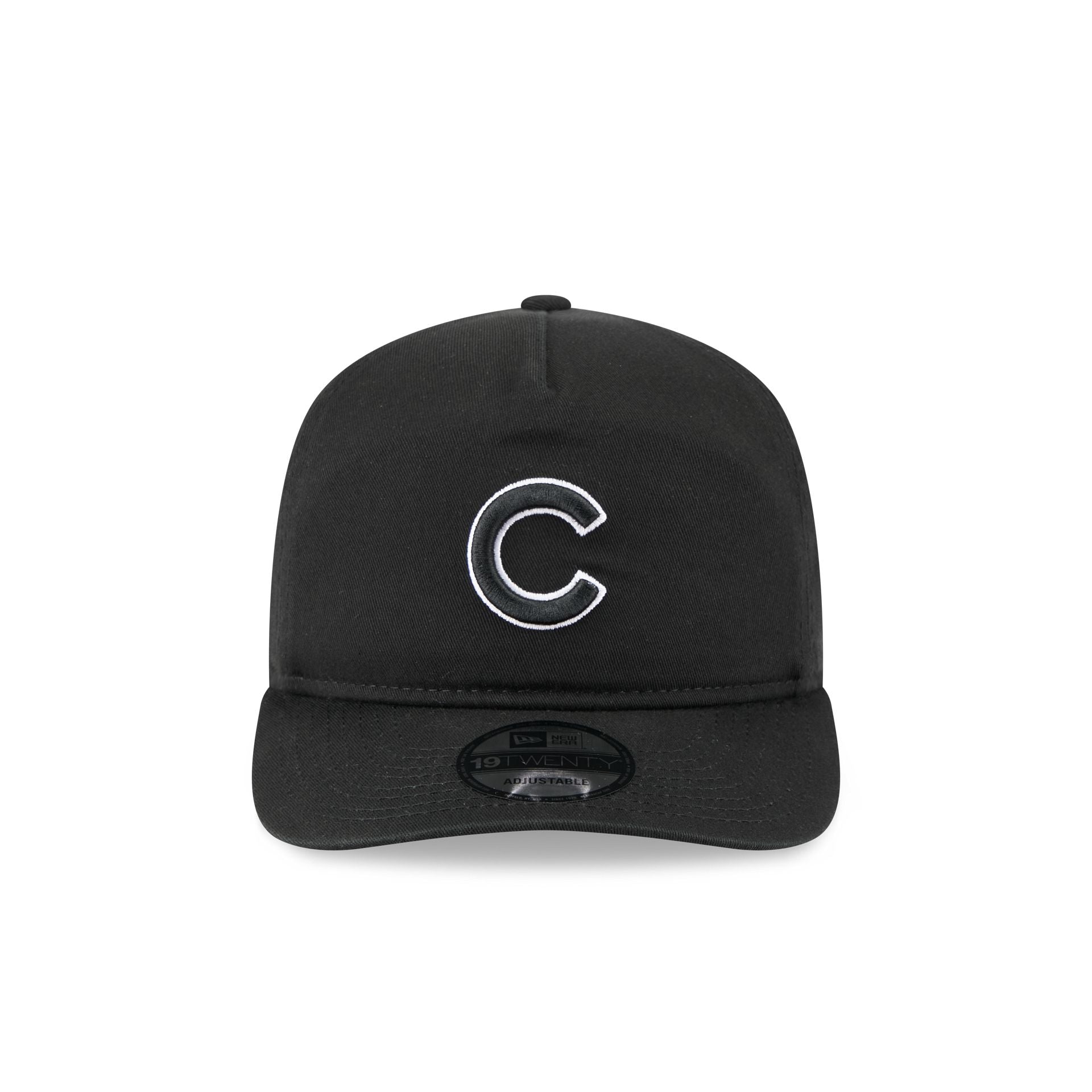 Chicago Cubs Black and White 19TWENTY Snapback Hat