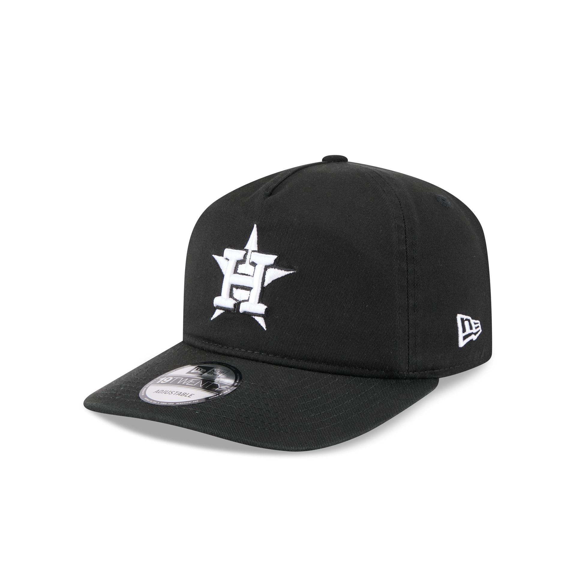 Houston Astros Black and White 19TWENTY Snapback Hat