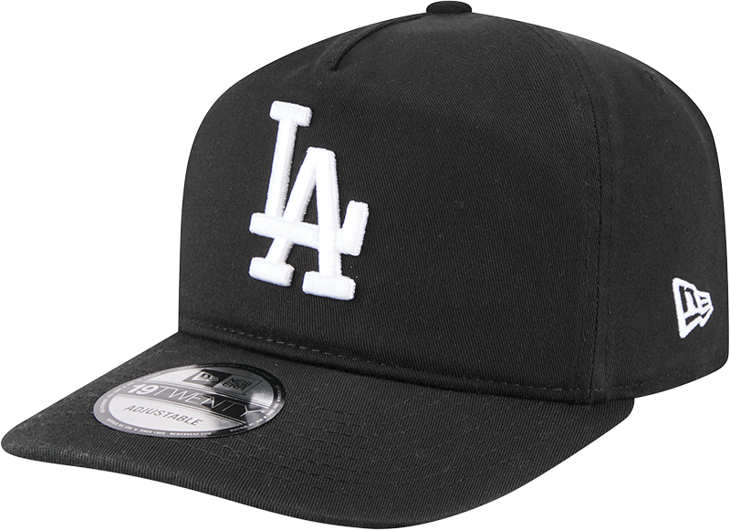 Los Angeles Dodgers Black and White 19TWENTY Snapback Hat