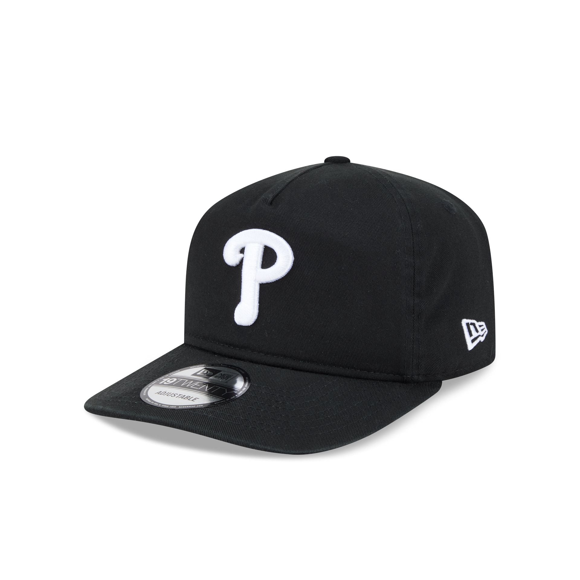 Philadelphia Phillies Black and White 19TWENTY Snapback Hat