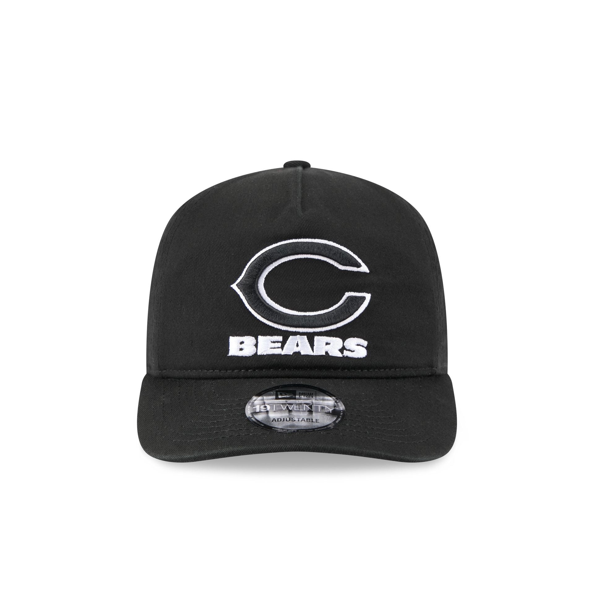Chicago Bears Black and White 19TWENTY Snapback Hat