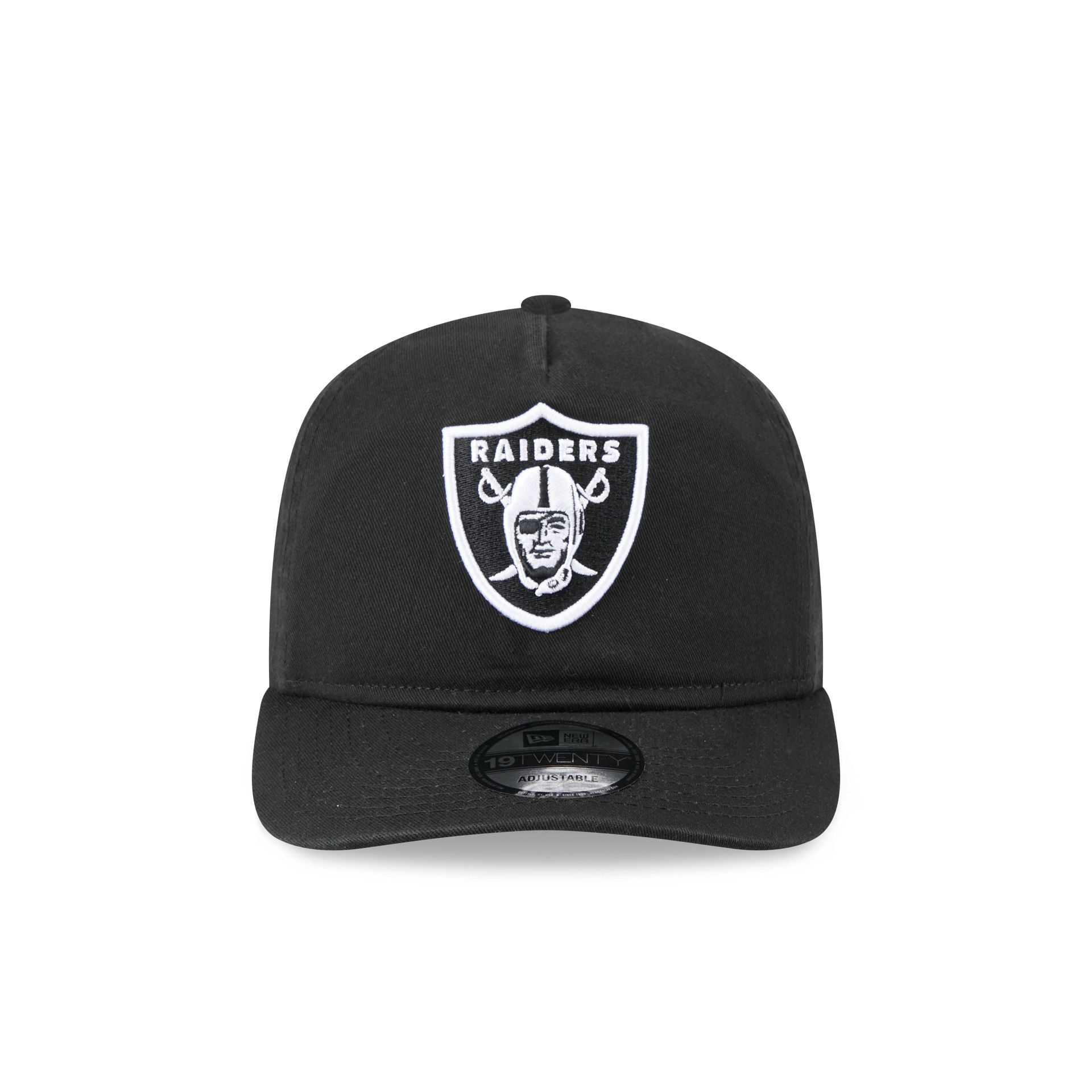 Las Vegas Raiders Black and White 19TWENTY Snapback Hat