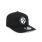 Pittsburgh Steelers Black and White 19TWENTY Snapback Hat