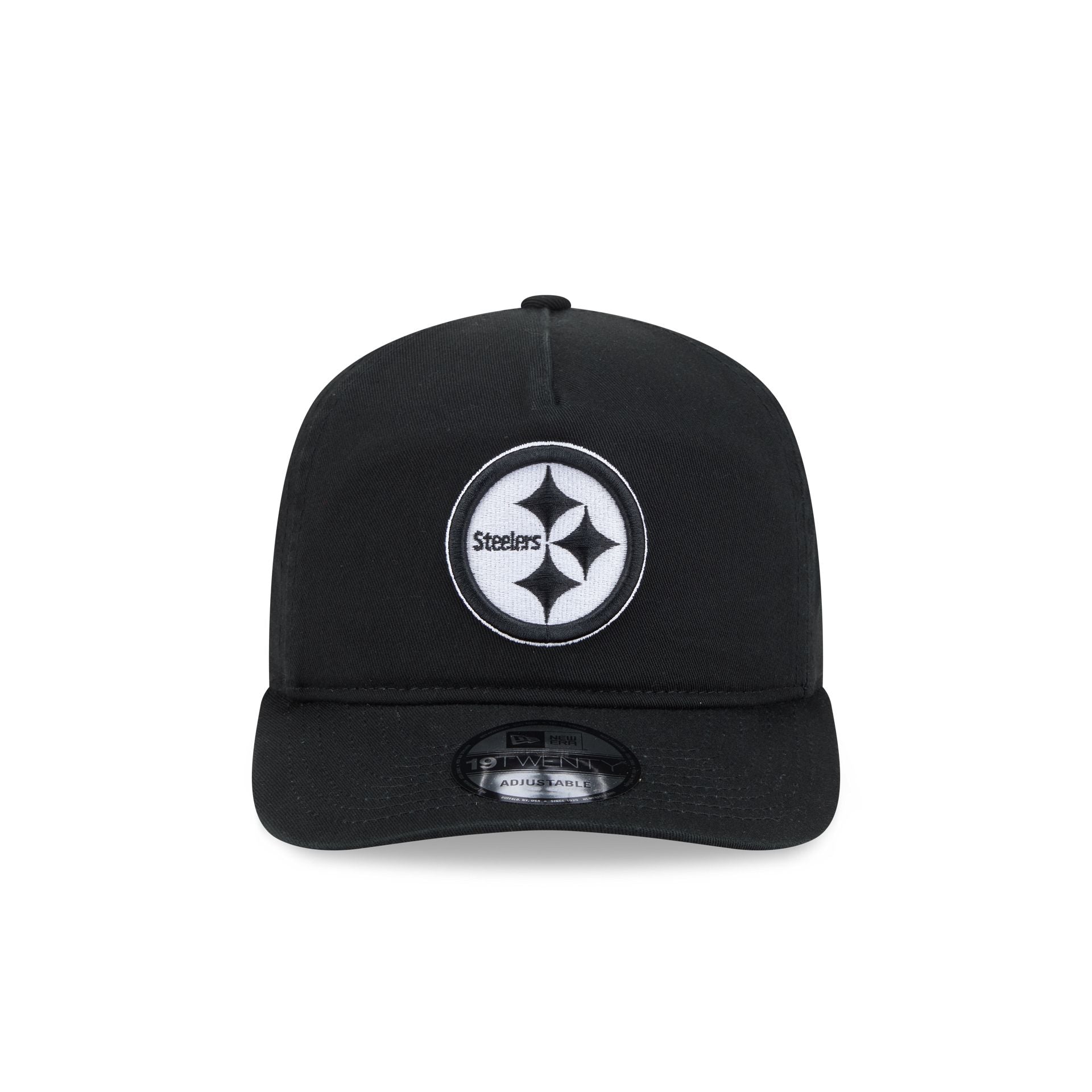 Pittsburgh Steelers Black and White 19TWENTY Snapback Hat