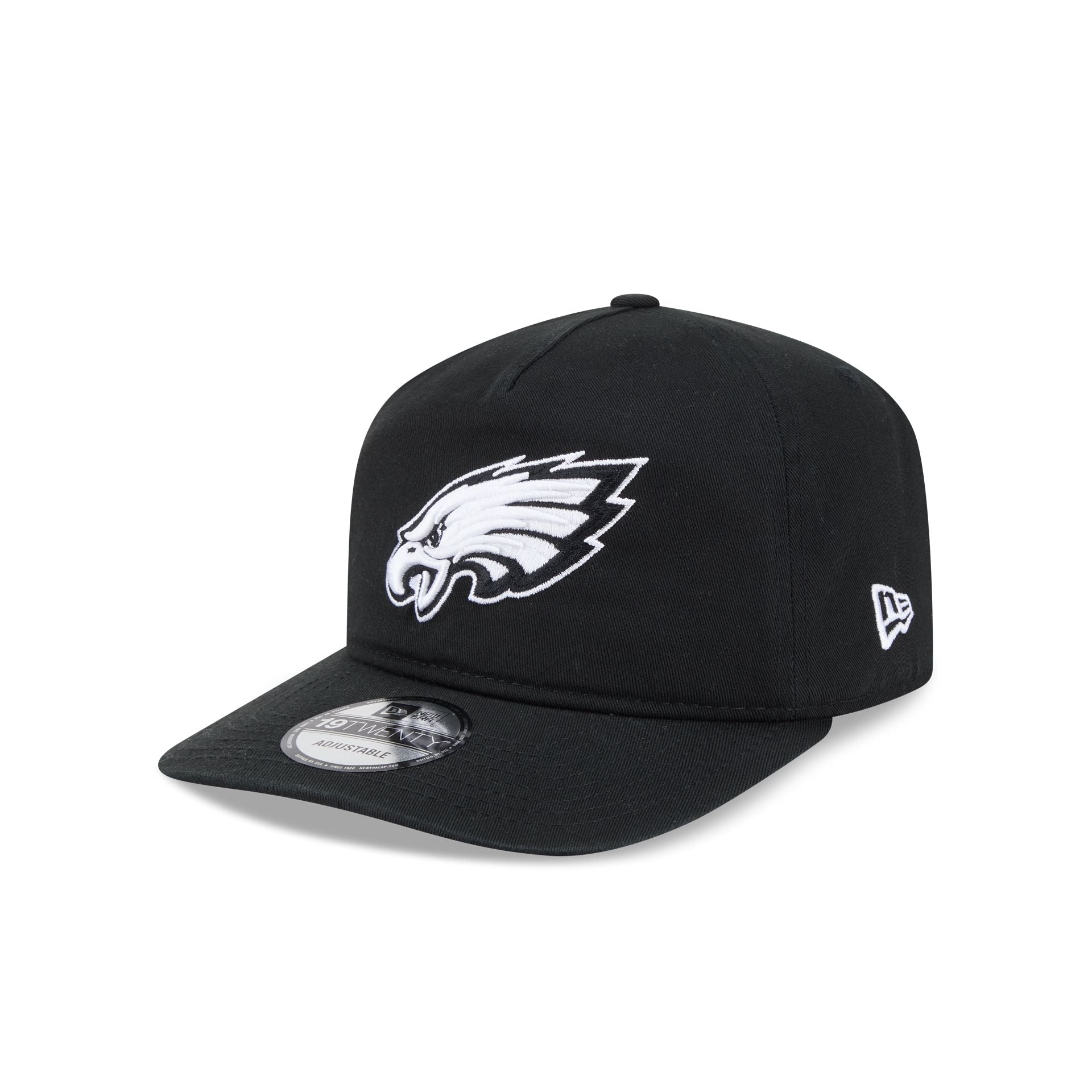 Philadelphia Eagles Black and White 19TWENTY Snapback Hat