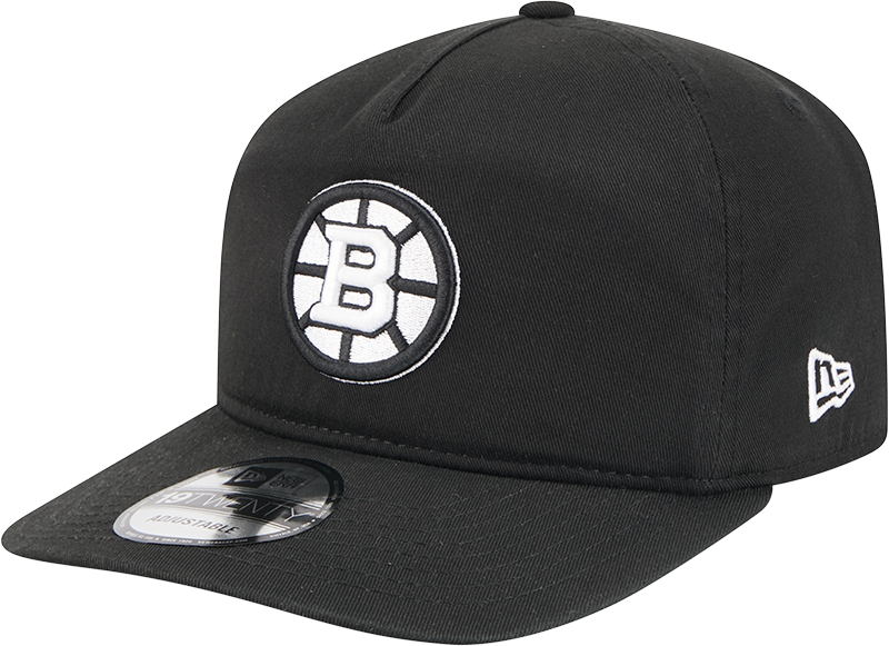Boston Bruins Black and White 19TWENTY Snapback Hat