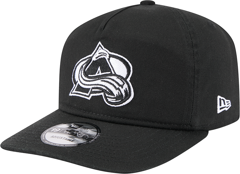 Colorado Avalanche Black and White 19TWENTY Snapback Hat