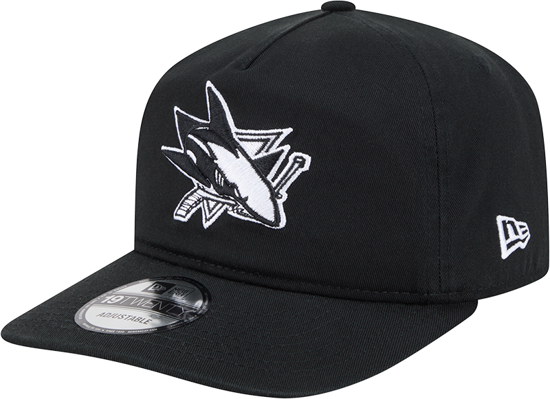 San Jose Sharks Black and White 19TWENTY Snapback Hat