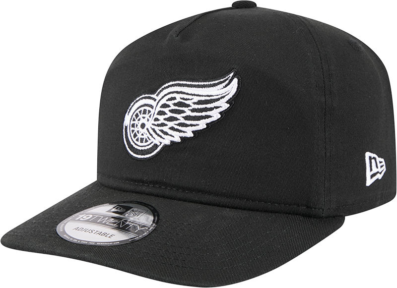 Detroit Red Wings Black and White 19TWENTY Snapback Hat