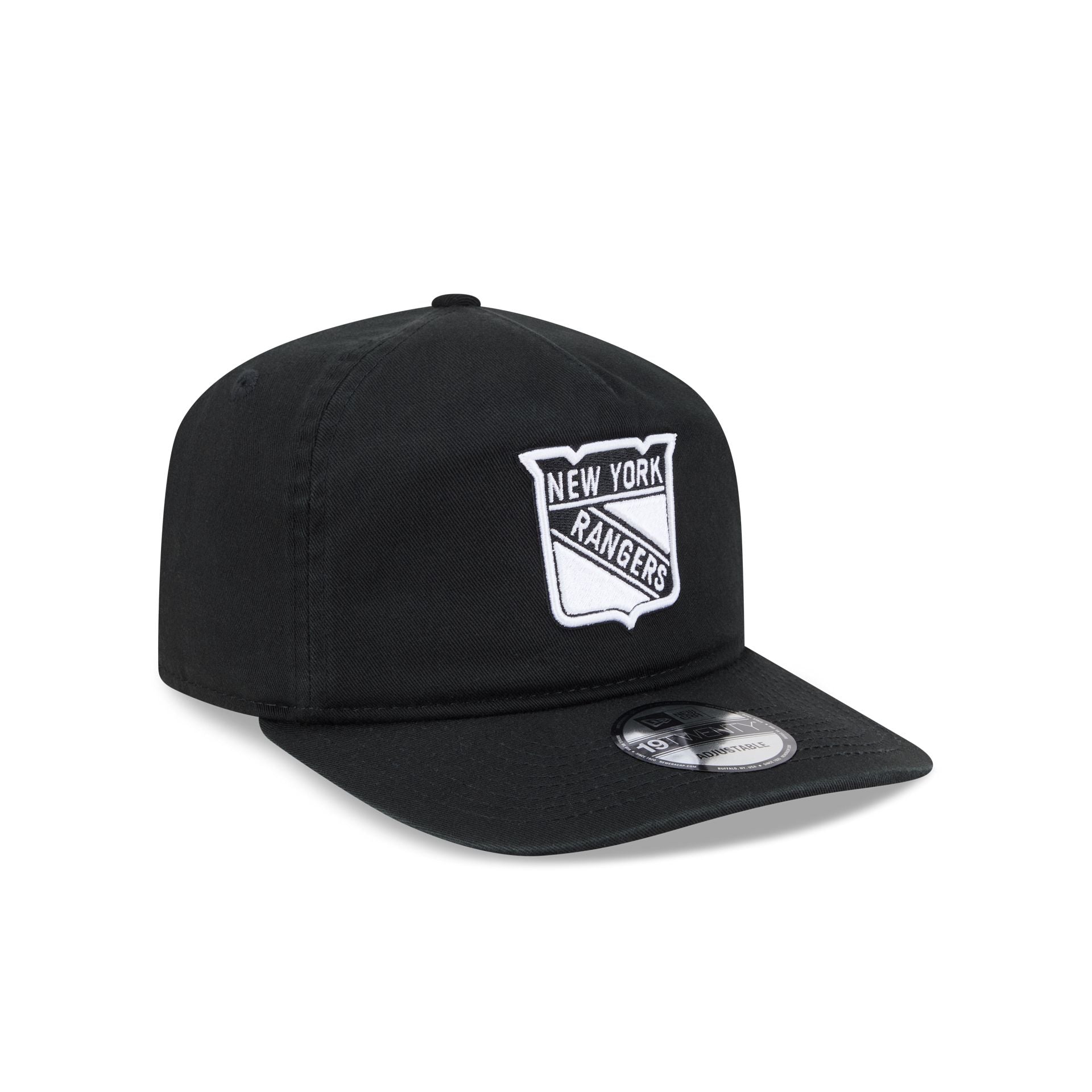 New York Rangers Black and White 19TWENTY Snapback Hat – New Era Cap