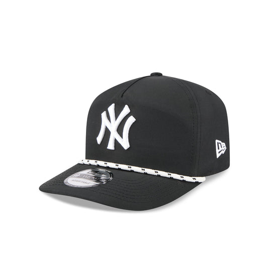 New York Yankees Black and White Rope 19TWENTY Snapback Hat - New Era Cap