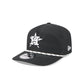 Houston Astros Black and White Rope 19TWENTY Snapback Hat