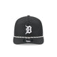 Detroit Tigers Black and White Rope 19TWENTY Snapback Hat