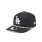 Los Angeles Dodgers Black and White Rope 19TWENTY Snapback Hat