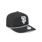 San Francisco Giants Black and White Rope 19TWENTY Snapback Hat