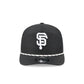 San Francisco Giants Black and White Rope 19TWENTY Snapback Hat