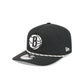 Brooklyn Nets Black and White Rope 19TWENTY Snapback Hat