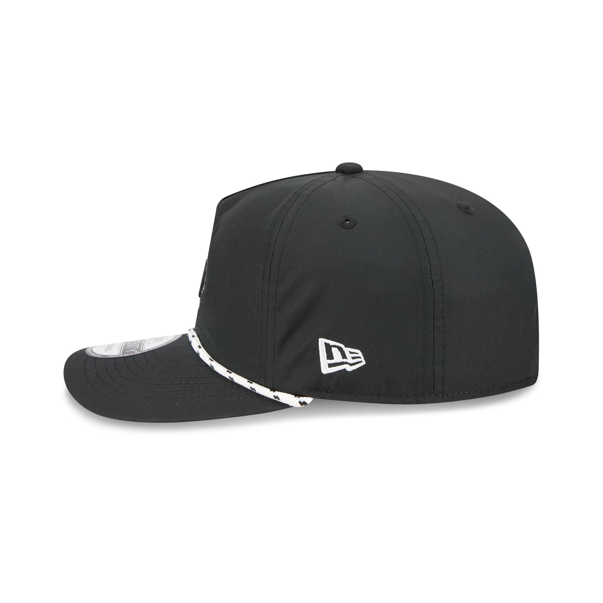 Brooklyn Nets Black and White Rope 19TWENTY Snapback Hat
