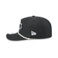 Los Angeles Lakers Black and White Rope 19TWENTY Snapback Hat