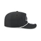 Los Angeles Lakers Black and White Rope 19TWENTY Snapback Hat
