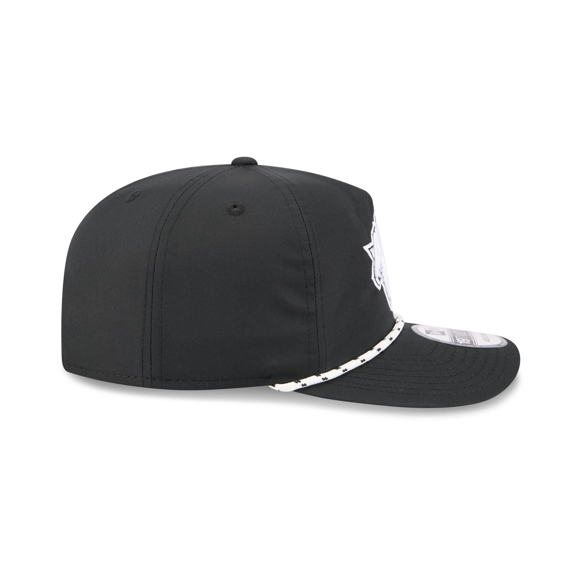 New York Knicks Black and White Rope 19TWENTY Snapback Hat