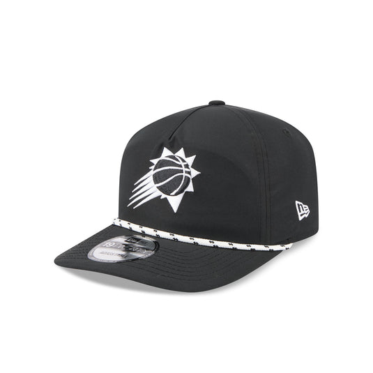 Phoenix Suns Black and White Rope 19TWENTY Snapback Hat - New Era Cap
