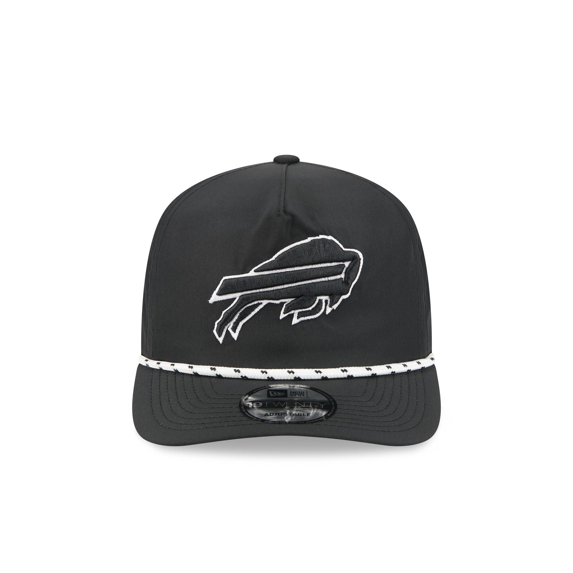 Buffalo Bills Black and White Rope 19TWENTY Snapback Hat