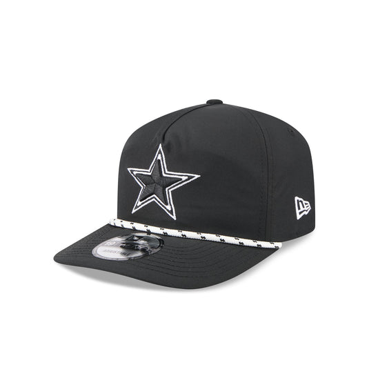 Dallas Cowboys Black and White Rope 19TWENTY Snapback Hat - New Era Cap