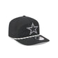 Dallas Cowboys Black and White Rope 19TWENTY Snapback Hat